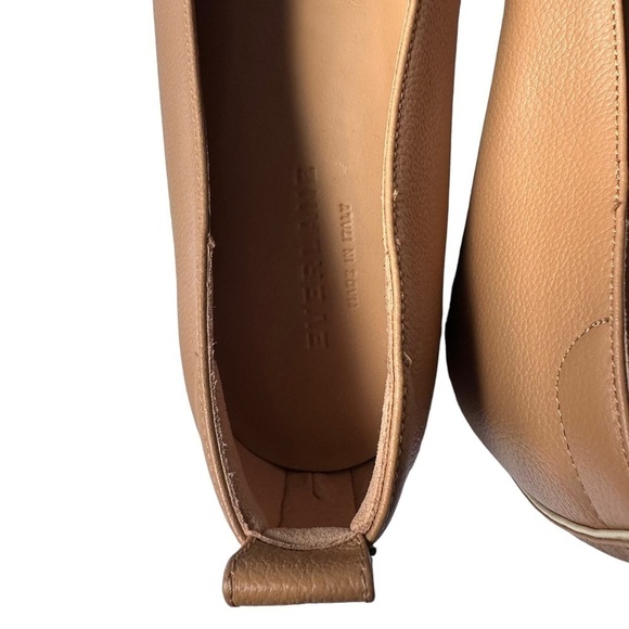 Everlane Caramel Italian Leather Day Glove Ballet Flat Size 11 NWOT - Picture 9 of 11